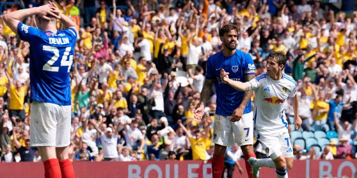 Liga Championship: Leeds United 3-3 Portsmouth